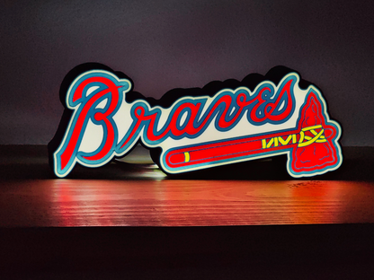 Atlanta Braves Led Light Box