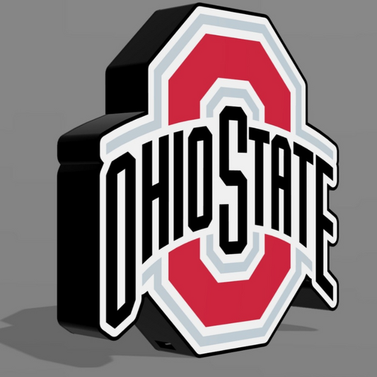 Ohio State Light Box 3D Printed
