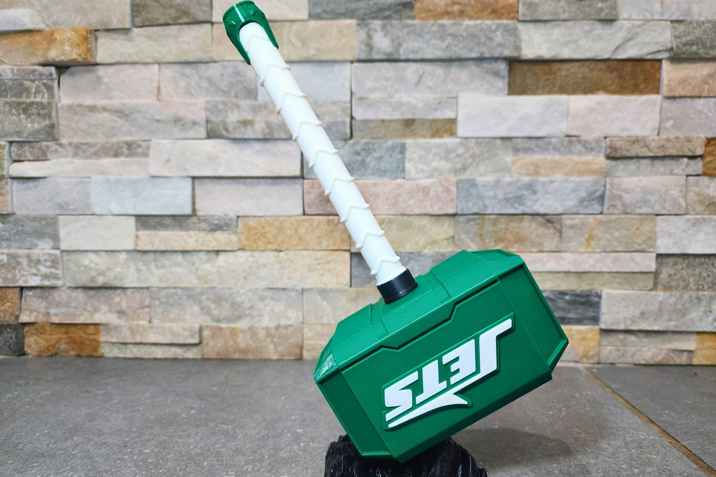 New York Jets 3D Printed Thor Hammer | Medium & Large | With or Without Stand