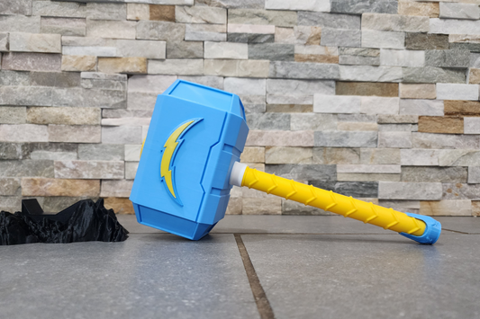 Los Angeles Chargers 3D Printed Hammer Figurine - Exclusive NFL Collectible