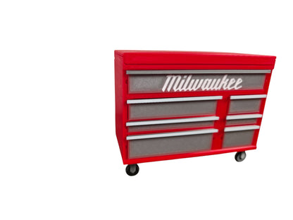 Functional Mini Milwaukee Tool Chest – 3D Printed Desk Organizer with Drawers