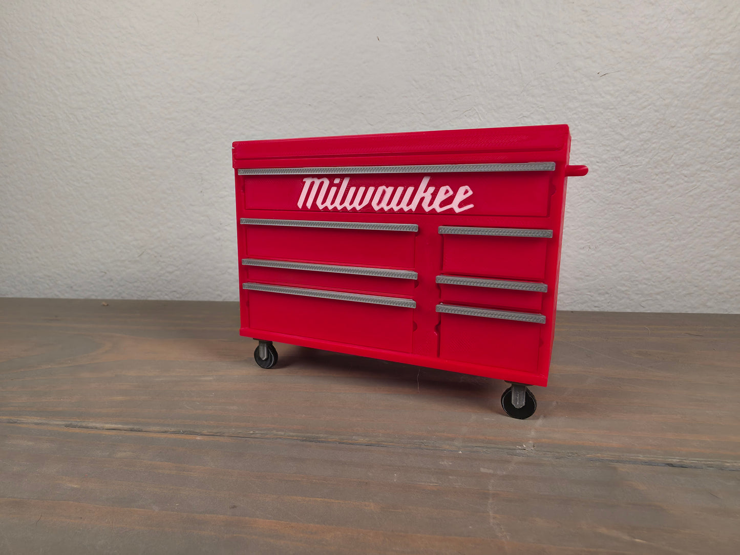 Functional Mini Milwaukee Tool Chest – 3D Printed Desk Organizer with Drawers