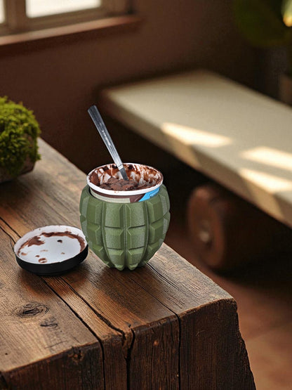 Grenade Ice Cream Pint Holder – 3D Printed Tactical Dessert Armor