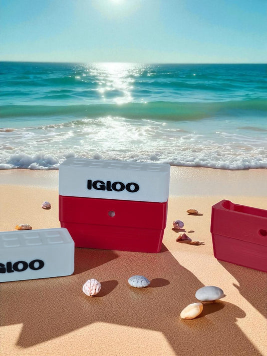 Retro Igloo Cooler for Your Air Pods Pro – Tiny, Chill, Awesome