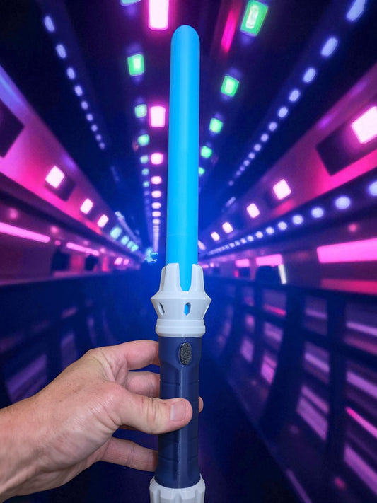 3D-Printed Sci-Fi Cosplay Display Prop | Blue Blade Collectible