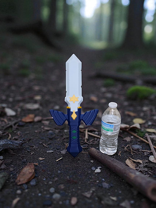 3D-Printed Master Sword Fantasy Prop | 15" Cosplay & Collectible Display