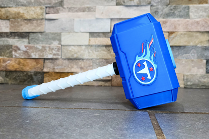 Tennessee Titans 3D-Printed Thor-Style Hammer – 14” or 10” | With or Without Display Stand