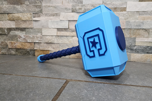 The Citadel 3D Printed Thor Hammer | Military College of South Carolina | Medium & Large | With or Without Stand