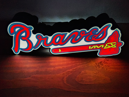 Atlanta Braves Led Light Box