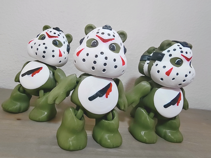 Jason Voorhees Halloween Bear, Unique Gift, 3D Printed