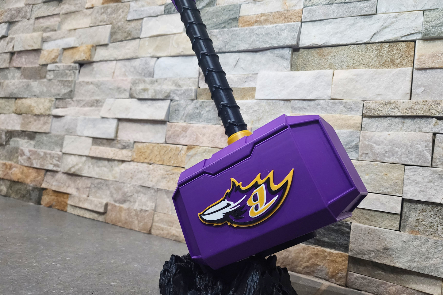 Baltimore Ravens Hammer 3D Printed