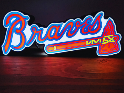 Atlanta Braves Led Light Box