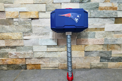New England Patriots 3D Printed Thor Hammer | Medium & Large | With or Without Stand
