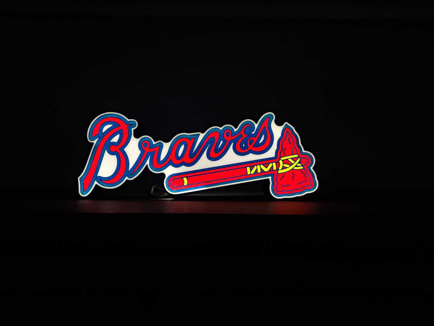 Atlanta Braves Led Light Box