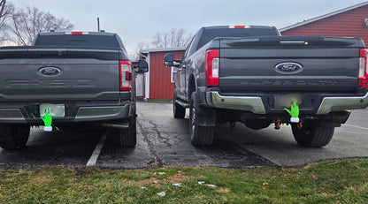 Grinch "Holiday Wave" Hitch Adapter - Funny Christmas Car Accessory with Bright Grinch-green Hand & Snowy Cuff for Festive Fun