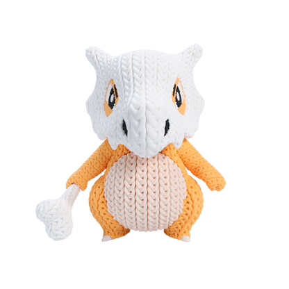 Cubone Inspired 3D Printed Figure – Crochet Texture Style – Fan Art Collectible – 6" or 8"