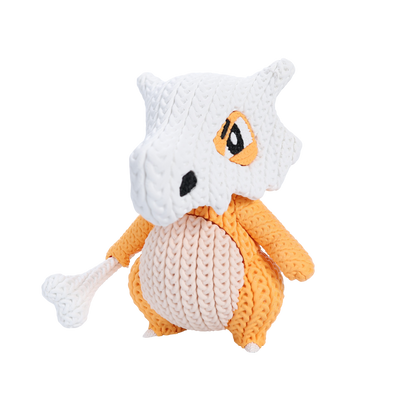Cubone Inspired 3D Printed Figure – Crochet Texture Style – Fan Art Collectible – 6" or 8"