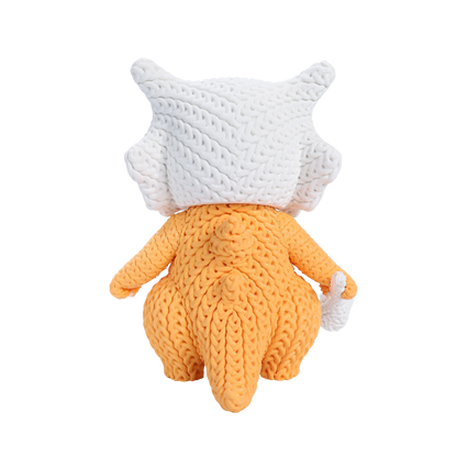 Cubone Inspired 3D Printed Figure – Crochet Texture Style – Fan Art Collectible – 6" or 8"