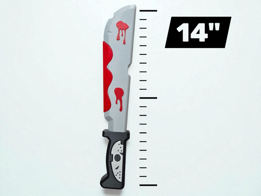 3D-Printed Horror Cosplay Prop Blade | Jason-Inspired 14" Collectible Display