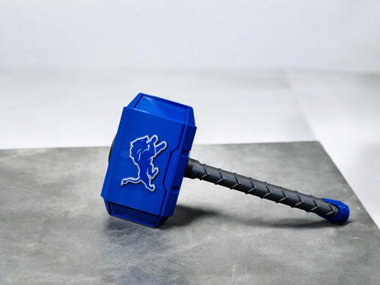 Detroit Lions 3D Printed Hammer - Unique Gift for Fans - Customized NFL Decor
