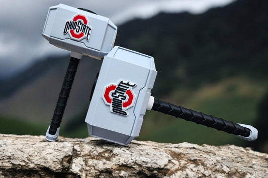 Custom 3D-Printed Buckeye Hammer | Ohio Football-Inspired Gift