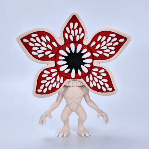 Demogorgon-Inspired Monster Figure – Crochet-Style | 6” or 8” Tall
