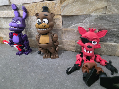 Five Nights at Freddy’s – Flexi Articulated Figure Set 🎮👻