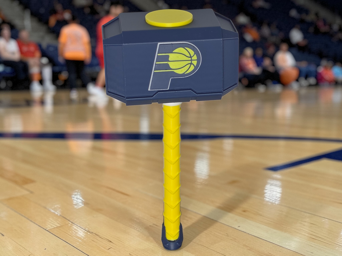 Indiana Pacers Inspired Thor-Style Hammer – 3D Printed Display Piece – Basketball Fan Gift – Man Cave Decor