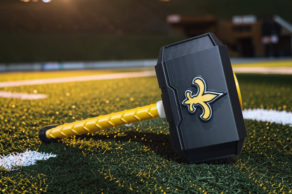 New Orleans Saints 3D Printed Thor Hammer | Medium & Large | With or Without Stand
