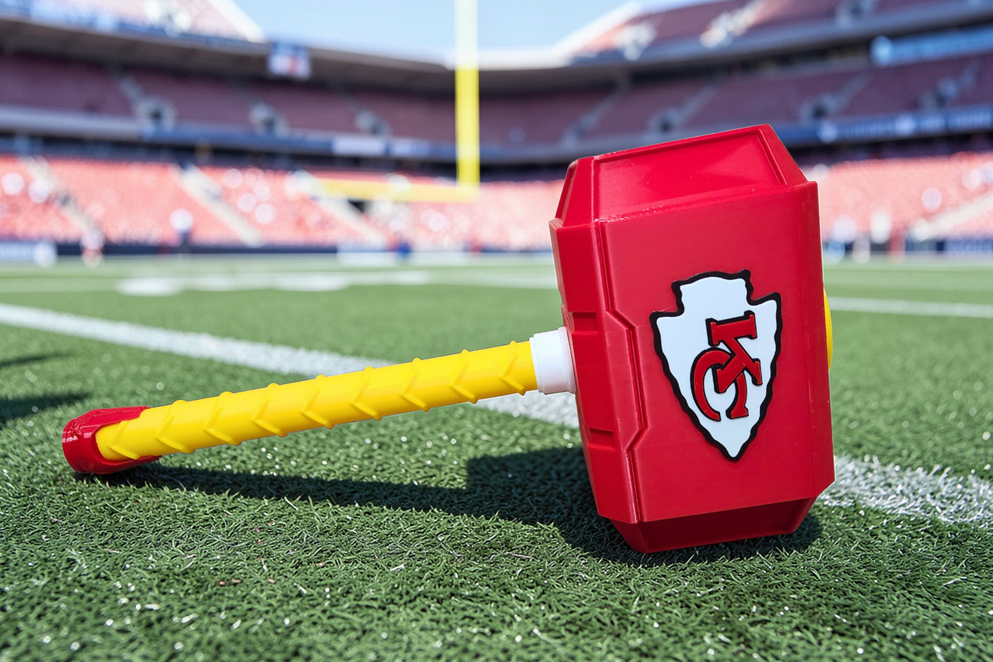 Kansas City Chiefs Hammer 3D Printed